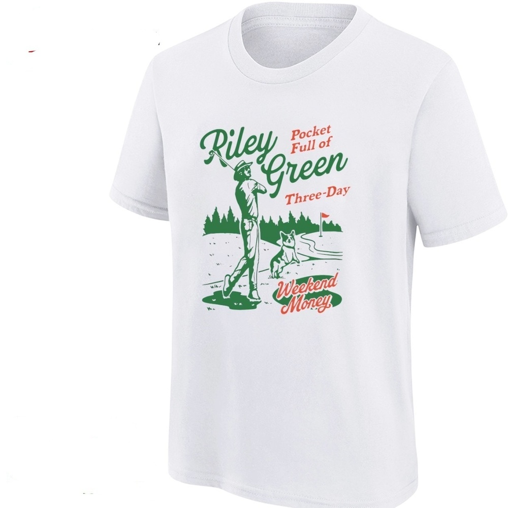 Riley Green Golf Three Day Weekend Money Shirt